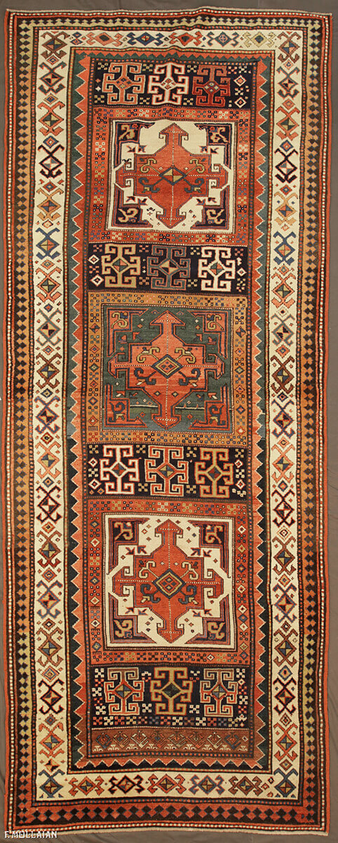 Antique Shahsavan Runner Rug (315x127 cm)